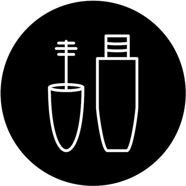 Estilo del icono de la máscara para pestañas