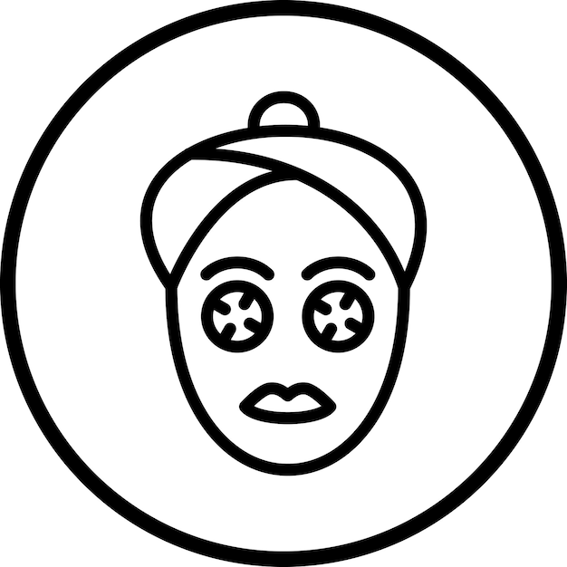 Estilo del icono de la máscara