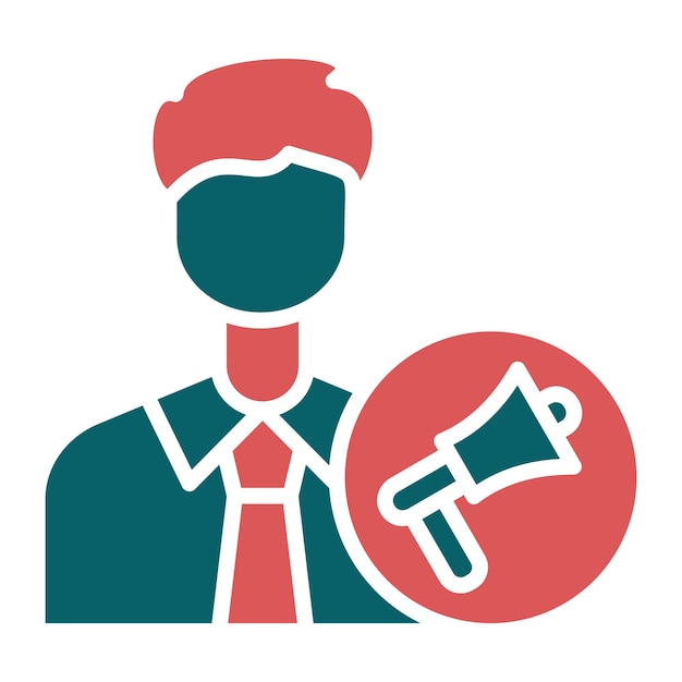 Estilo del icono masculino del ejecutivo de la cuenta de diseño vectorial