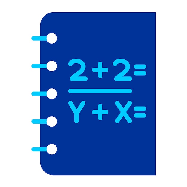 Vector estilo del icono de las matemáticas