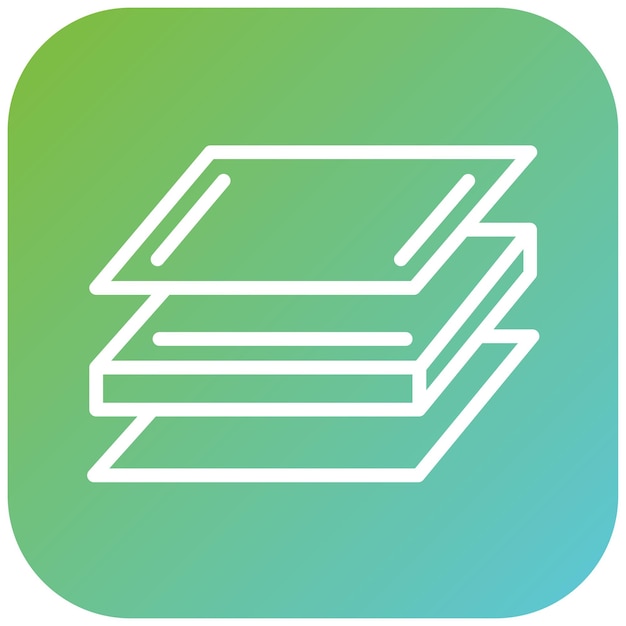 Estilo del icono de los materiales compuestos de diseño vectorial