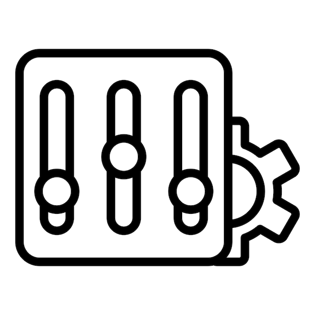 Estilo del icono de mayor control
