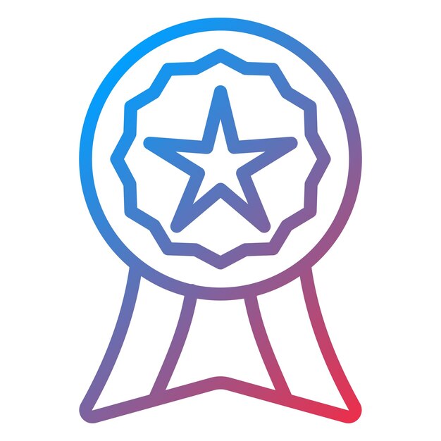 Estilo del icono de la medalla