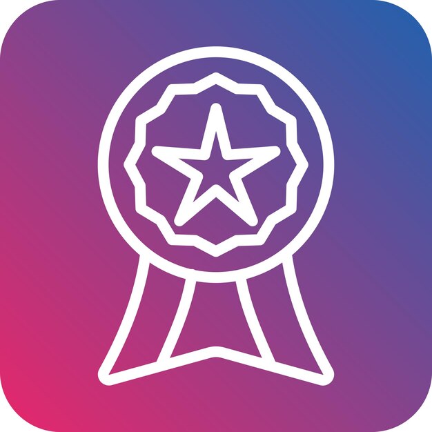 Estilo del icono de la medalla
