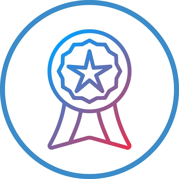 Estilo del icono de la medalla