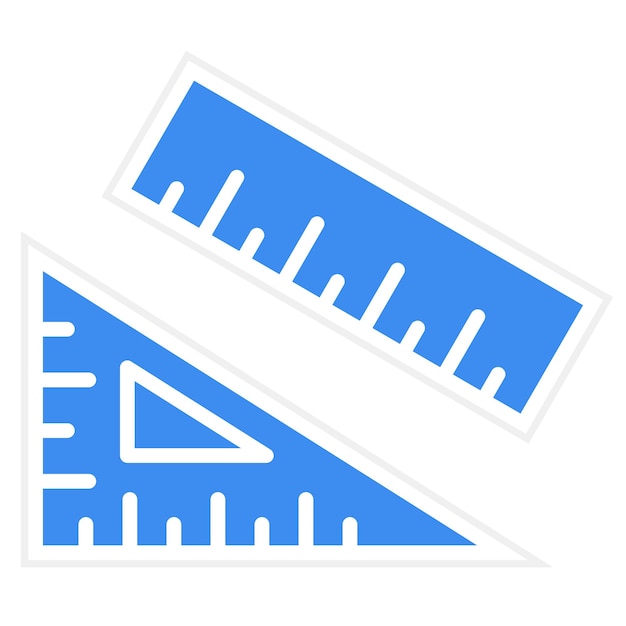 Estilo del icono de medición del diseño vectorial
