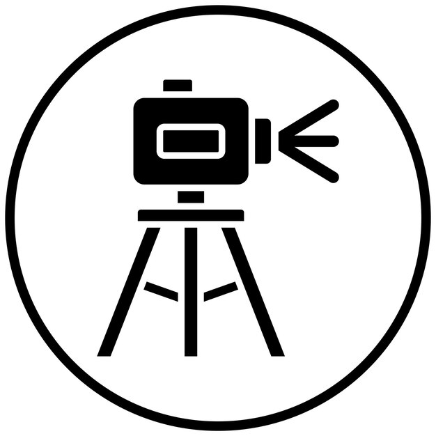 Estilo del icono del medidor láser