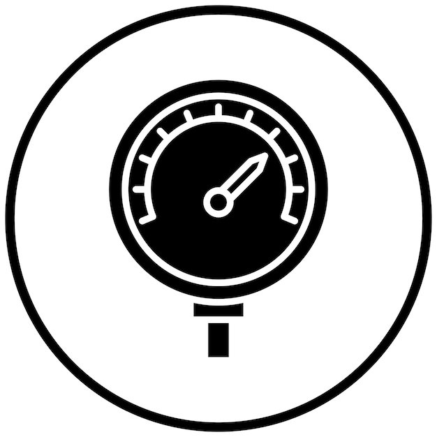 Estilo del icono del medidor de presión