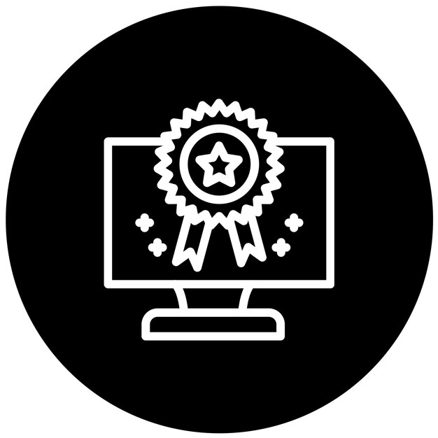 Estilo de icono de las mejores prácticas de diseño vectorial