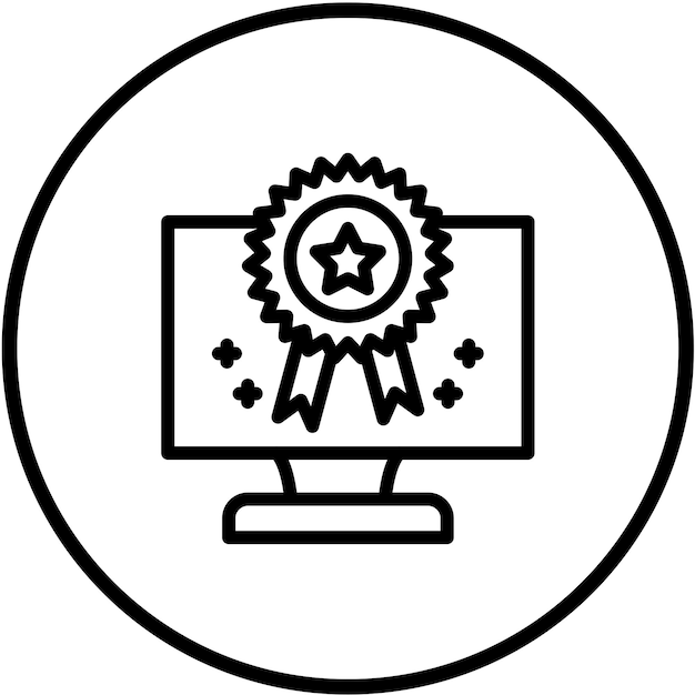Estilo de icono de las mejores prácticas de diseño vectorial