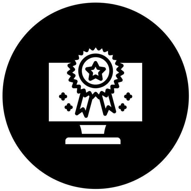 Estilo de icono de las mejores prácticas de diseño vectorial