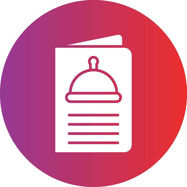 Estilo del icono del menú de diseño vectorial