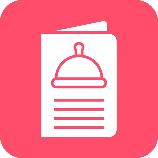 Estilo del icono del menú de diseño vectorial