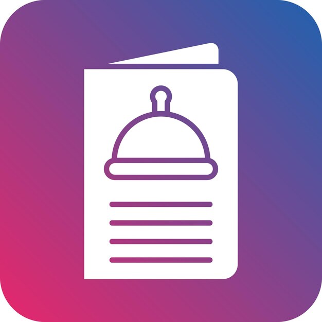 Estilo del icono del menú de diseño vectorial