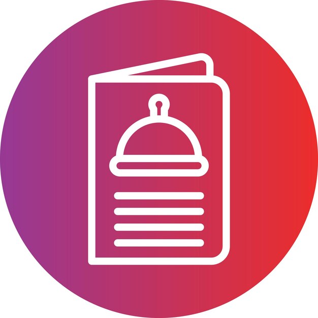 Estilo del icono del menú de diseño vectorial
