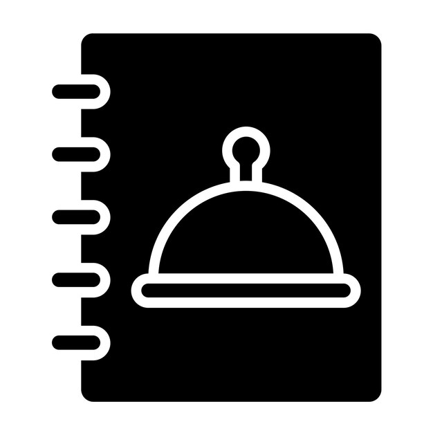 Estilo del icono del menú de diseño vectorial