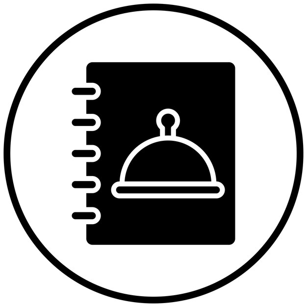 Estilo del icono del menú de diseño vectorial