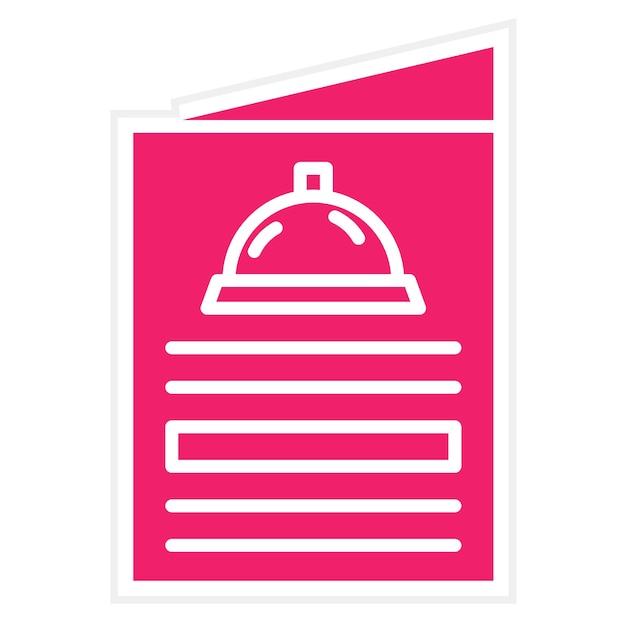 Estilo del icono del menú de diseño vectorial