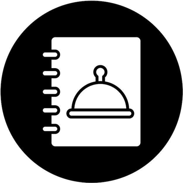 Estilo del icono del menú de diseño vectorial