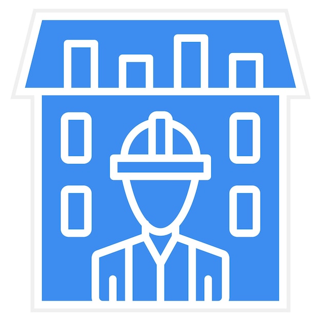 Estilo del icono del mercado de trabajo de diseño vectorial