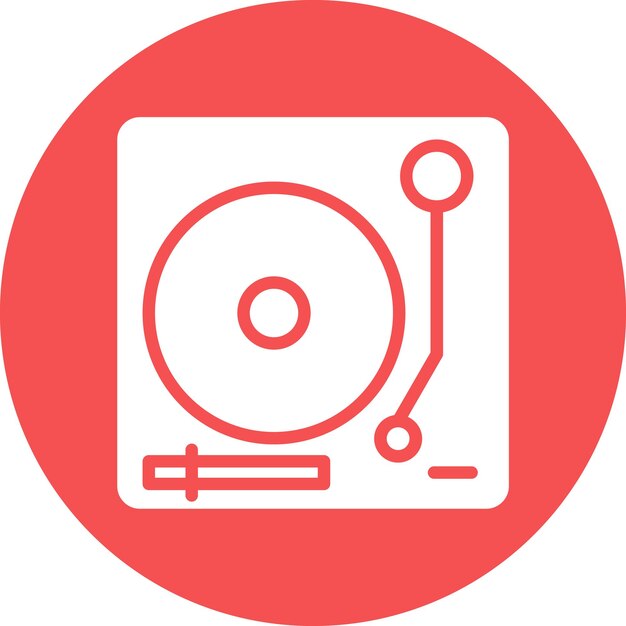Estilo del icono de la mesa giratoria