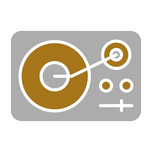 Estilo del icono de la mesa giratoria