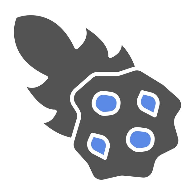 Estilo del icono del meteorito
