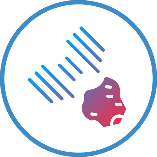 Estilo del icono de los meteoritos