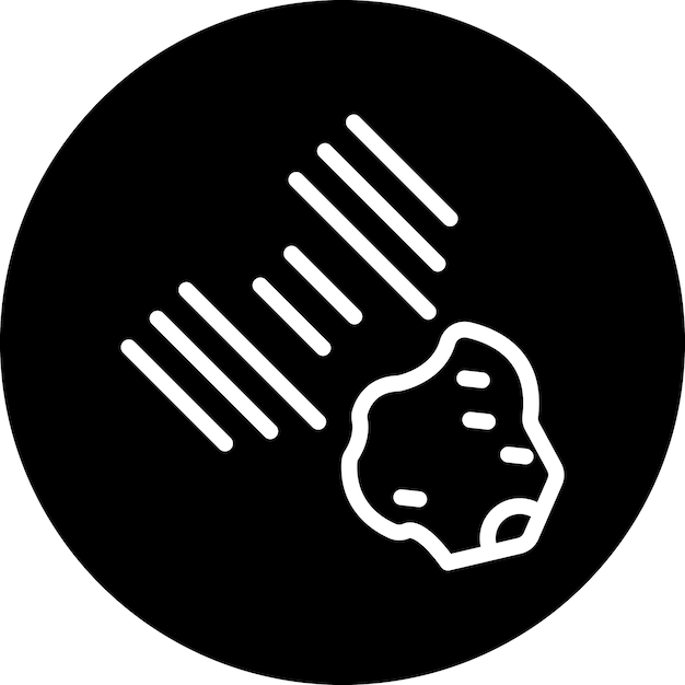 Estilo del icono de los meteoritos
