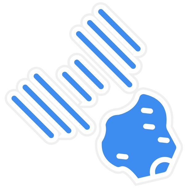 Estilo del icono de los meteoritos