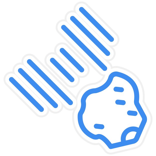 Estilo del icono de los meteoritos