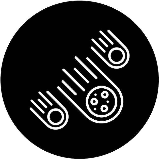 Estilo del icono de los meteoritos