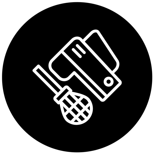 Estilo del icono del mezclador de diseño vectorial