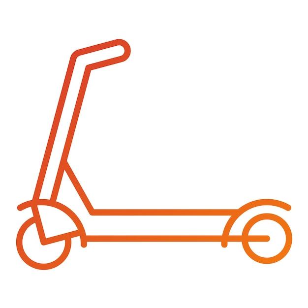 Estilo de icono de micromovilidad de diseño vectorial
