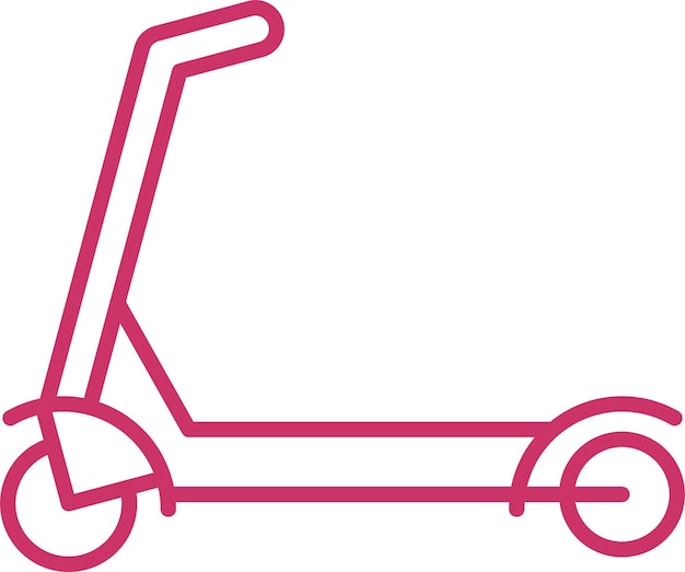 Estilo de icono de micromovilidad de diseño vectorial