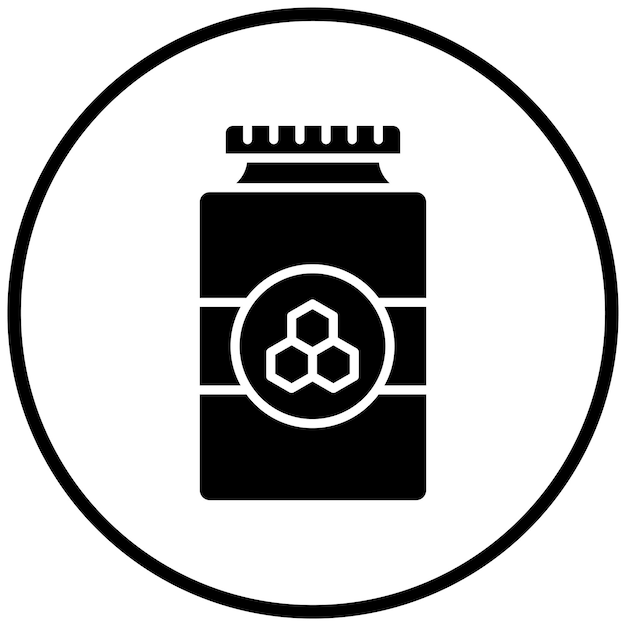 Estilo del icono de miel