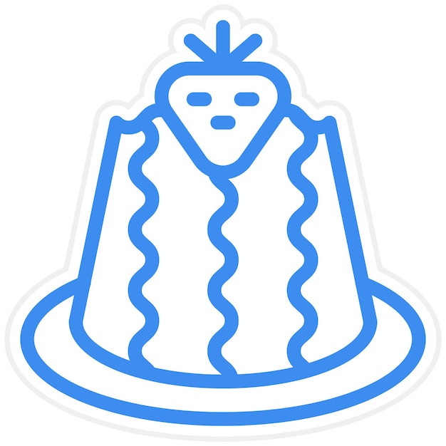 Estilo del icono del molde de diseño vectorial