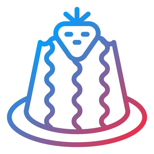 Estilo del icono del molde de diseño vectorial