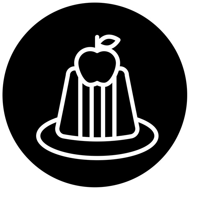 Estilo del icono del molde de diseño vectorial