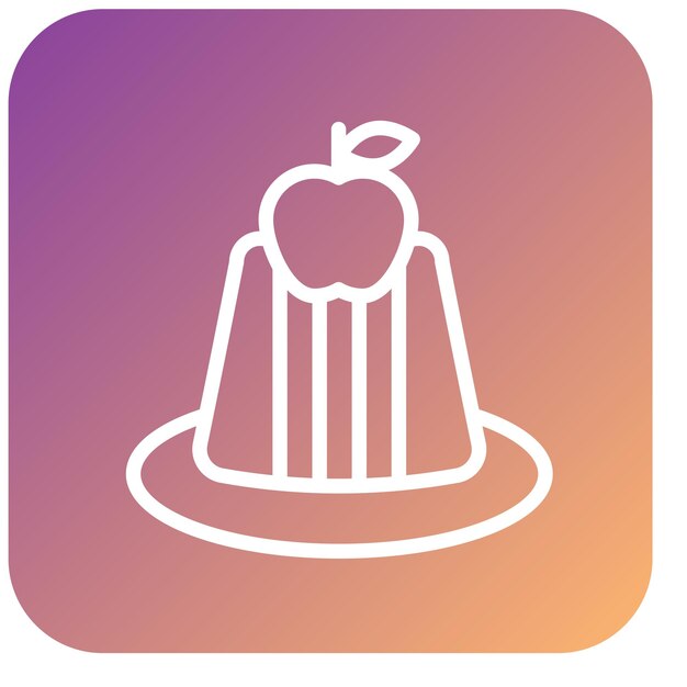 Estilo del icono del molde de diseño vectorial