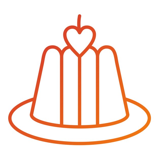 Estilo del icono del molde de diseño vectorial