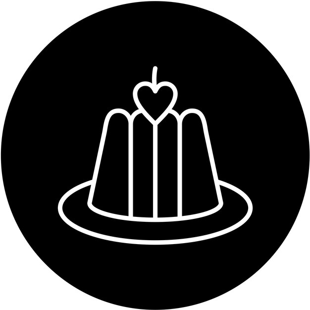 Estilo del icono del molde de diseño vectorial