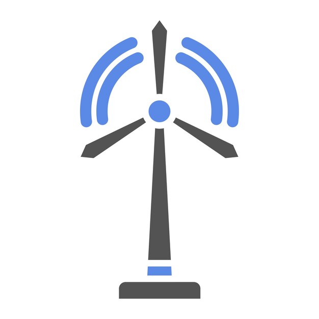 Estilo del icono del molino de viento