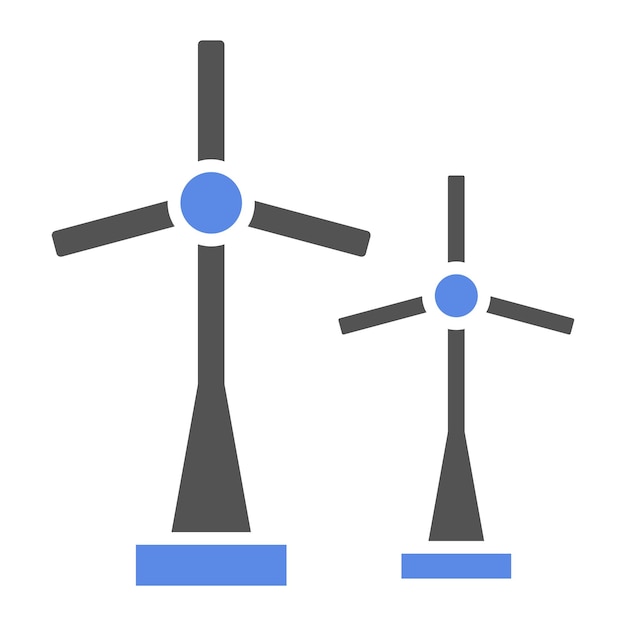 Estilo del icono del molino de viento