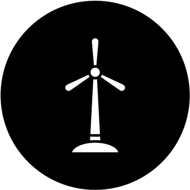 Estilo del icono del molino de viento