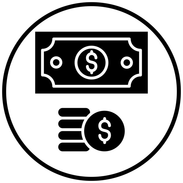 Estilo del icono de la moneda