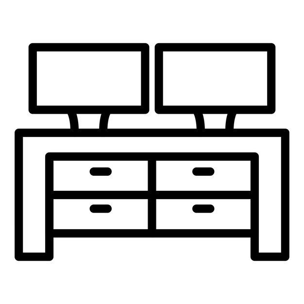 Estilo del icono de los monitores duales