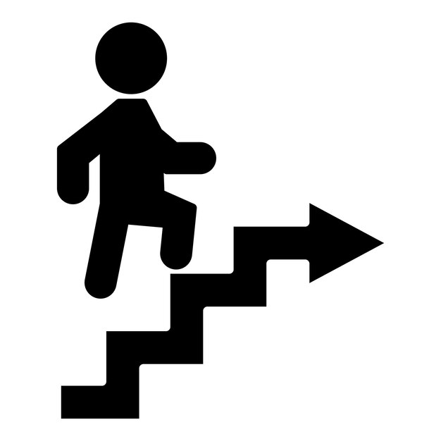 Estilo del icono de motivación del diseño vectorial