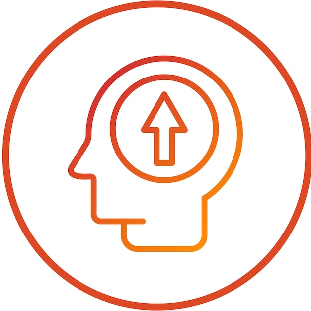 Estilo del icono de motivación del diseño vectorial