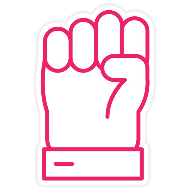 Estilo del icono de motivación del diseño vectorial